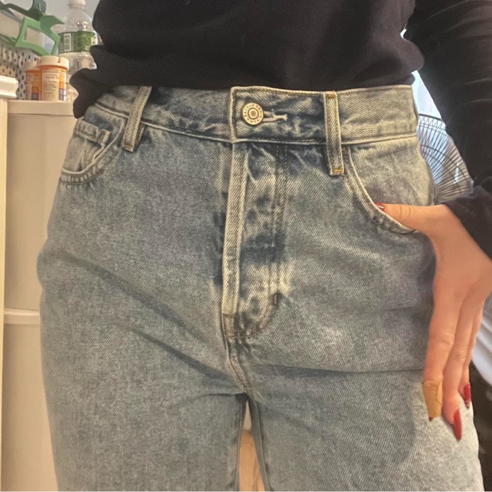 High waisted straight leg blue jeans from Pacsun - Picture 3 of 3